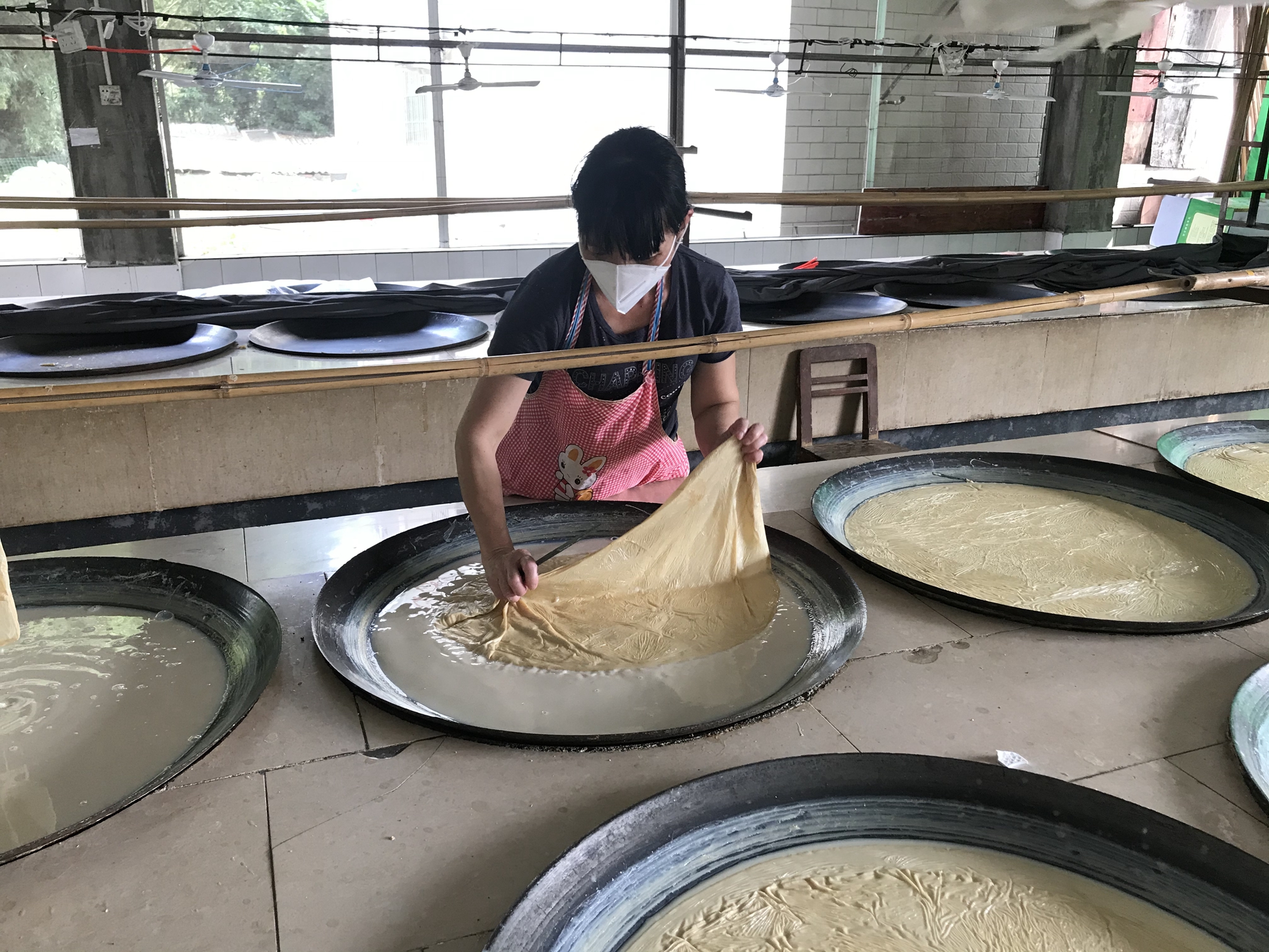托洞纯手工腐竹急盼销路1