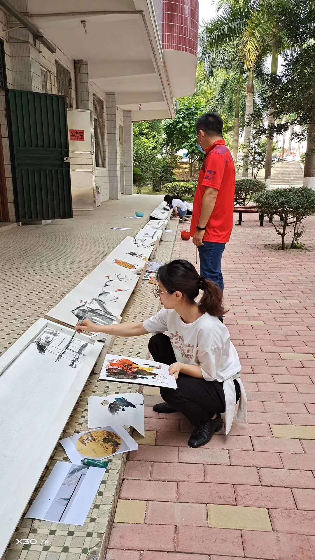 罗定市开展“防疫.反邪”宣传进校园活动1