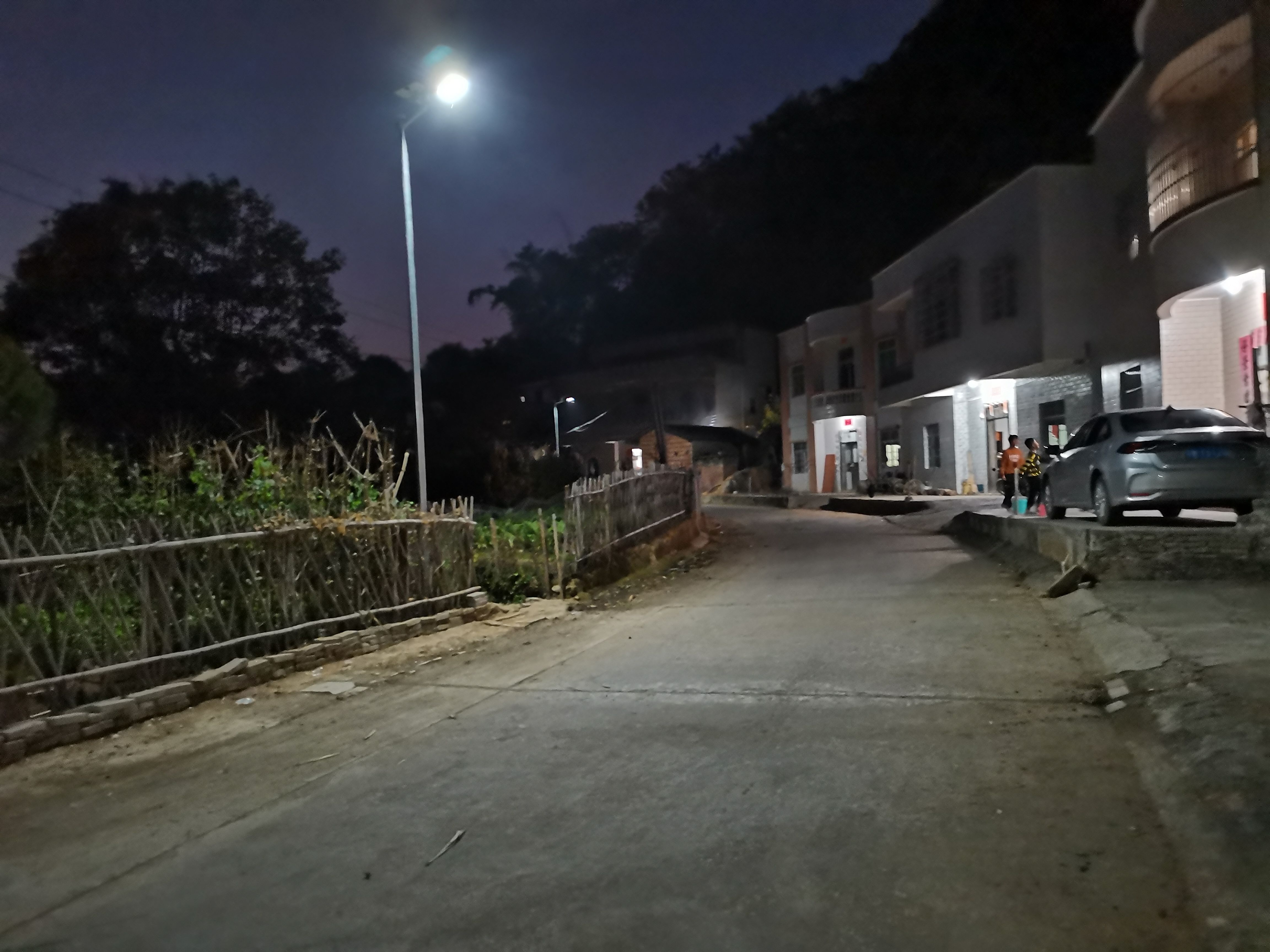 历洞镇黄梅村新一届村“两委”干部送出新春“大礼包” 路灯亮了 村民笑了