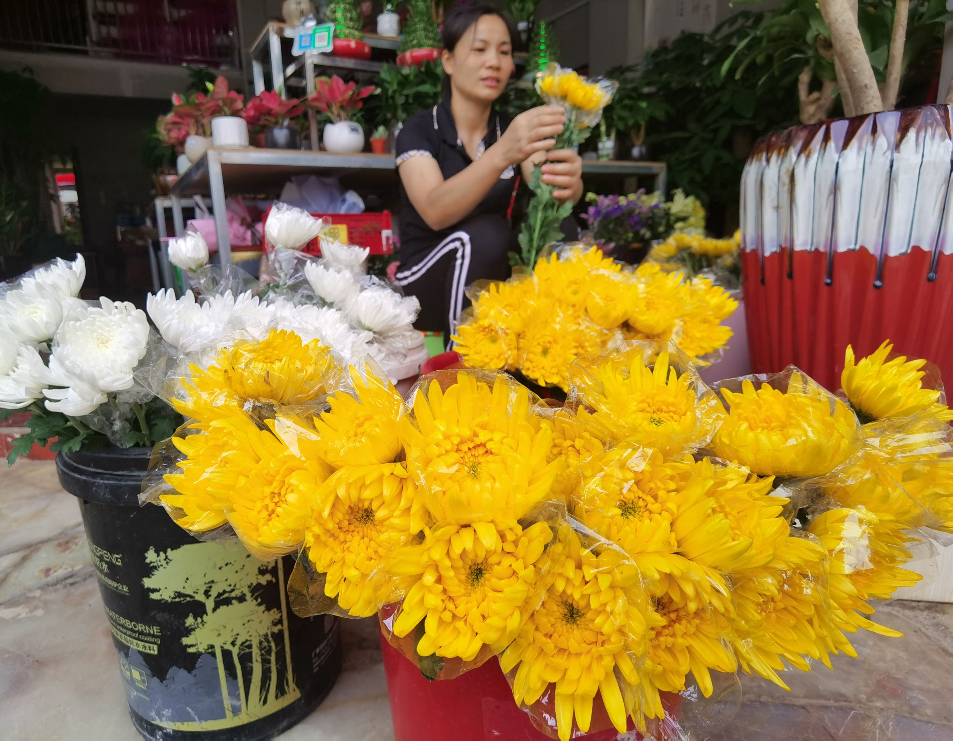 清明花市