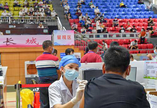 云浮云城区英东体育馆预约接种疫苗