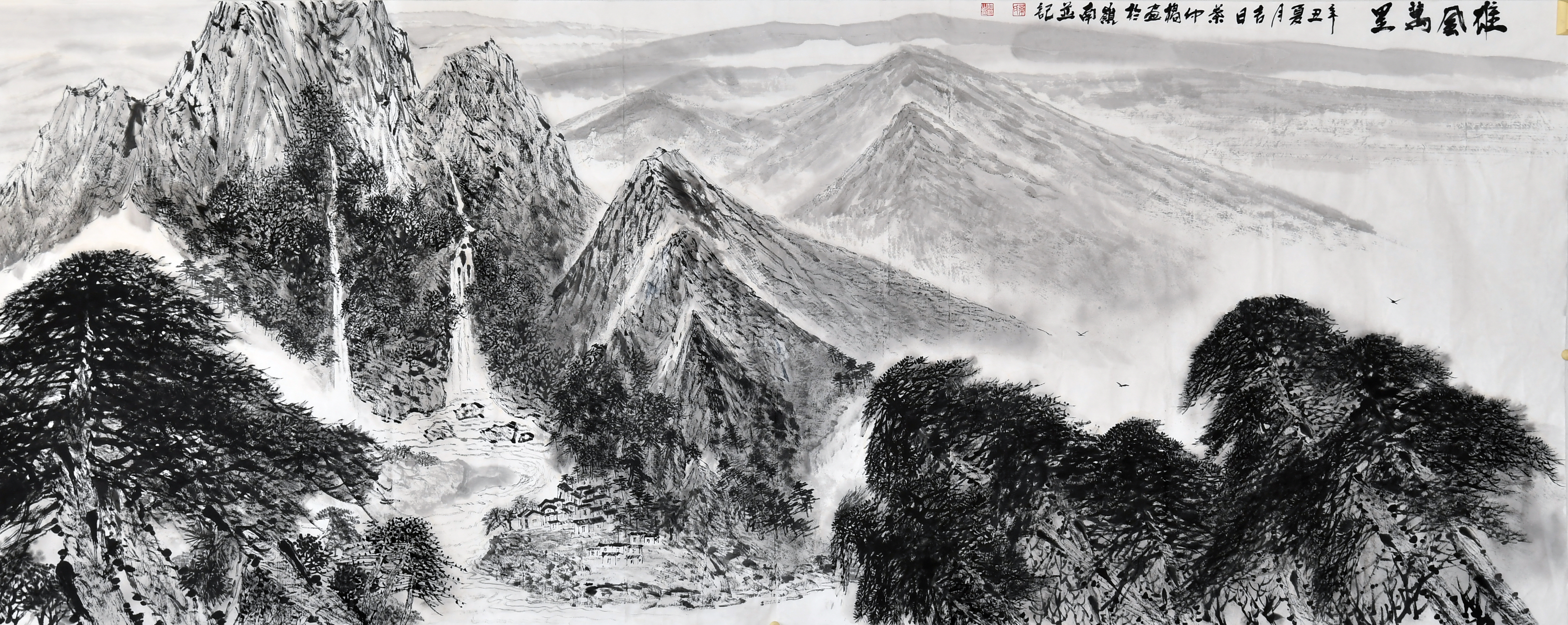 雄风万里叶仲桥画