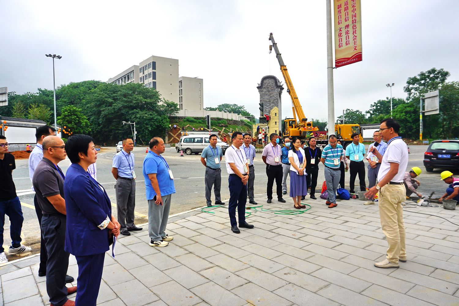 郁南：政协常委建言献策 助力美丽圩镇建设1